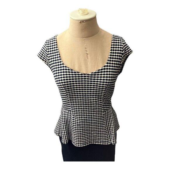 9-HI5 Stcl Stretch Blue/White Checkered Dress / SZ: S - Picture 2 of 6
